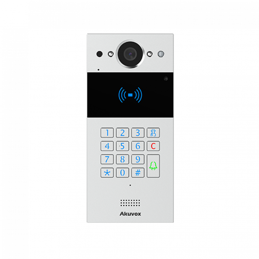 2-wire SIP Intercom with Keypad and RF card reader