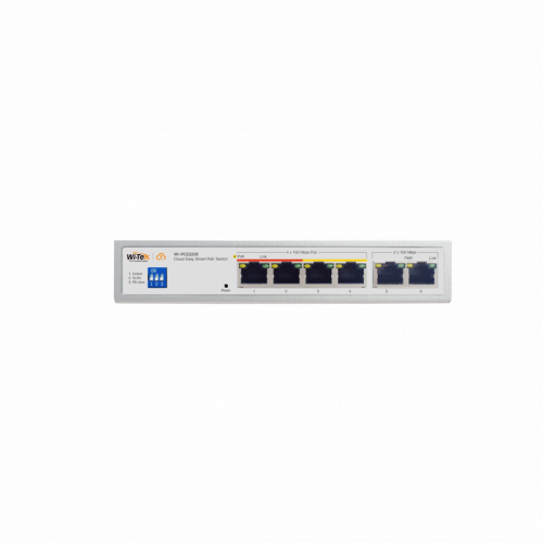 4FE+2FE uplink 250m Long Range PoE Switch with 4 PoE Port