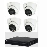 Dahua 2MP Lite Full-color Fixed-focal Eyeball Network Camera Kit sm