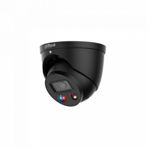 Dahua 6MP Smart Dual Illumination Active Deterrence Fixed-focal Eyeball WizSense Network Camera Black