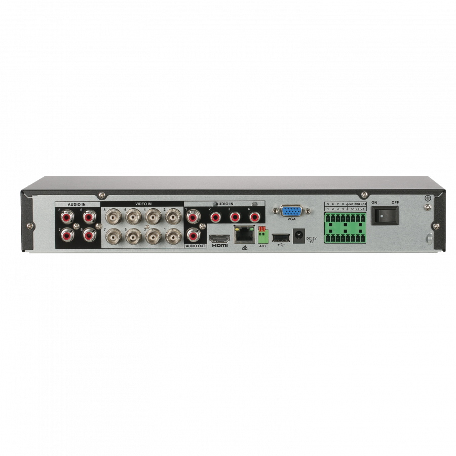 Dahua 8 Channel Penta-brid 4K-N/5MP Mini 1U WizSense Digital Video Recorder