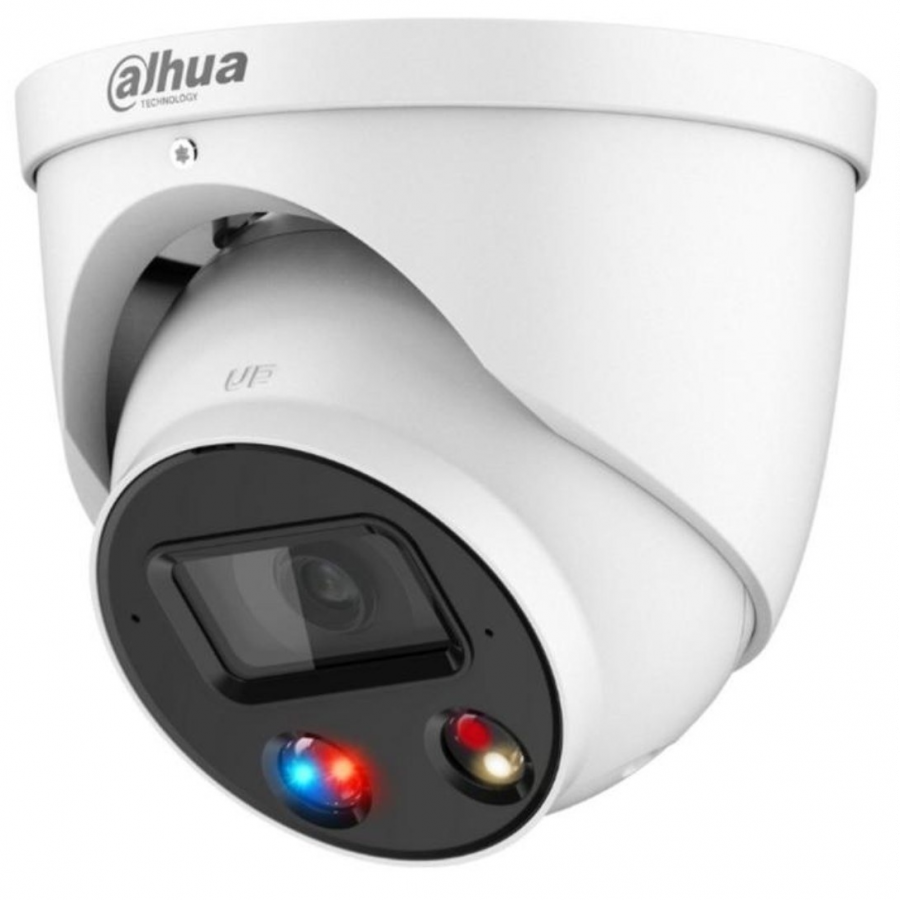 Dahua TiOC Advanced 2.0 8MP AI Active Deterrence SMD+ Full Colour Starlight IP Dome Camera - DH-IPC-HDW3849H-AS-PV-ANZ