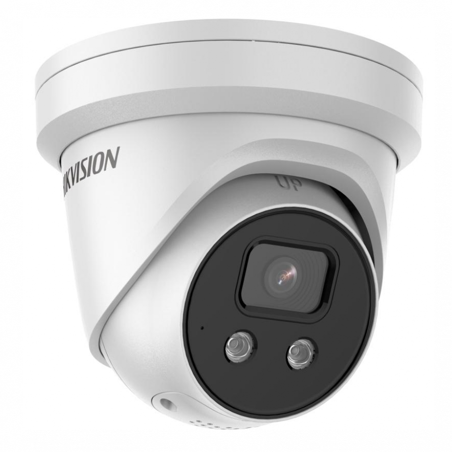 HIKVISION 4K 8MP AcuSense Strobe Light and Audible Warning Fixed Turret Network Camera