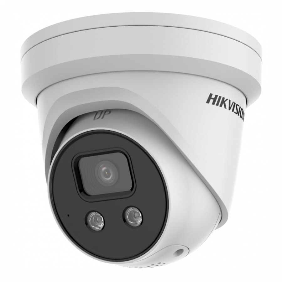 HIKVISION 4K 8MP AcuSense Strobe Light and Audible Warning Fixed Turret Network Camera