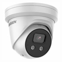 HIKVISION 4K 8MP AcuSense Strobe Light and Audible Warning Fixed Turret Network Camera sm