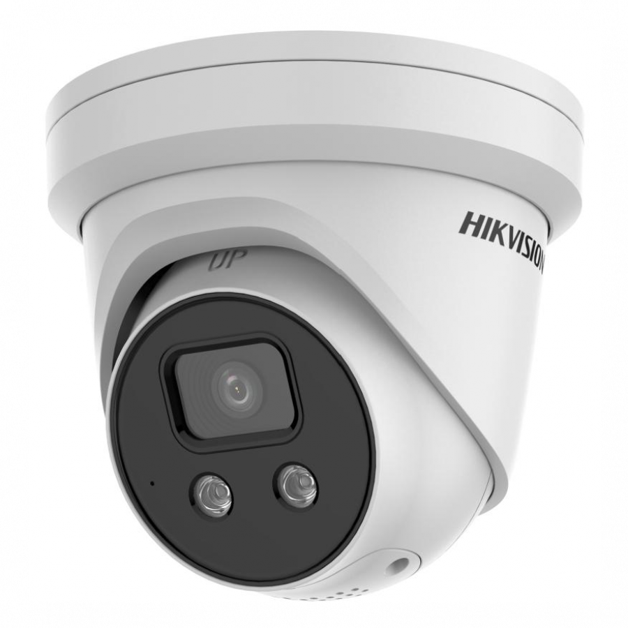 HIKVISION 6 MP AcuSense Strobe Light and Audible Warning Fixed Turret Network Camera