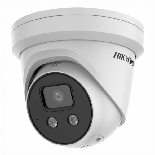 HIKVISION 6 MP AcuSense Strobe Light and Audible Warning Fixed Turret Network Camera