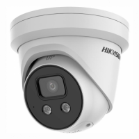 HIKVISION 6 MP AcuSense Strobe Light and Audible Warning Fixed Turret Network Camera sm