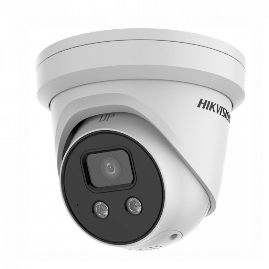 Hikvision 6MP 4CH CCTV Kit: 4* AcuSense Strobe Light and Audible Warning Camera/ 4CH POE/2T