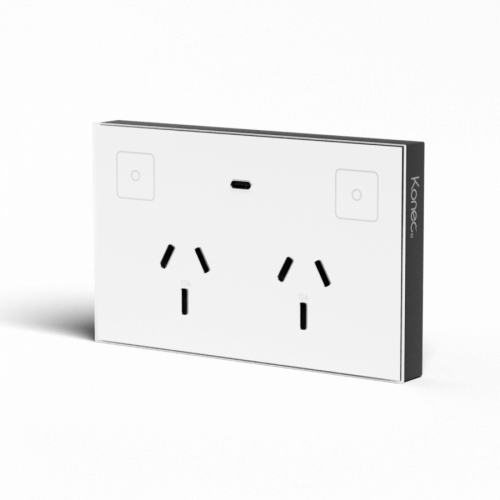 Konec Smart Double Power point K118-2S-GLA-WH