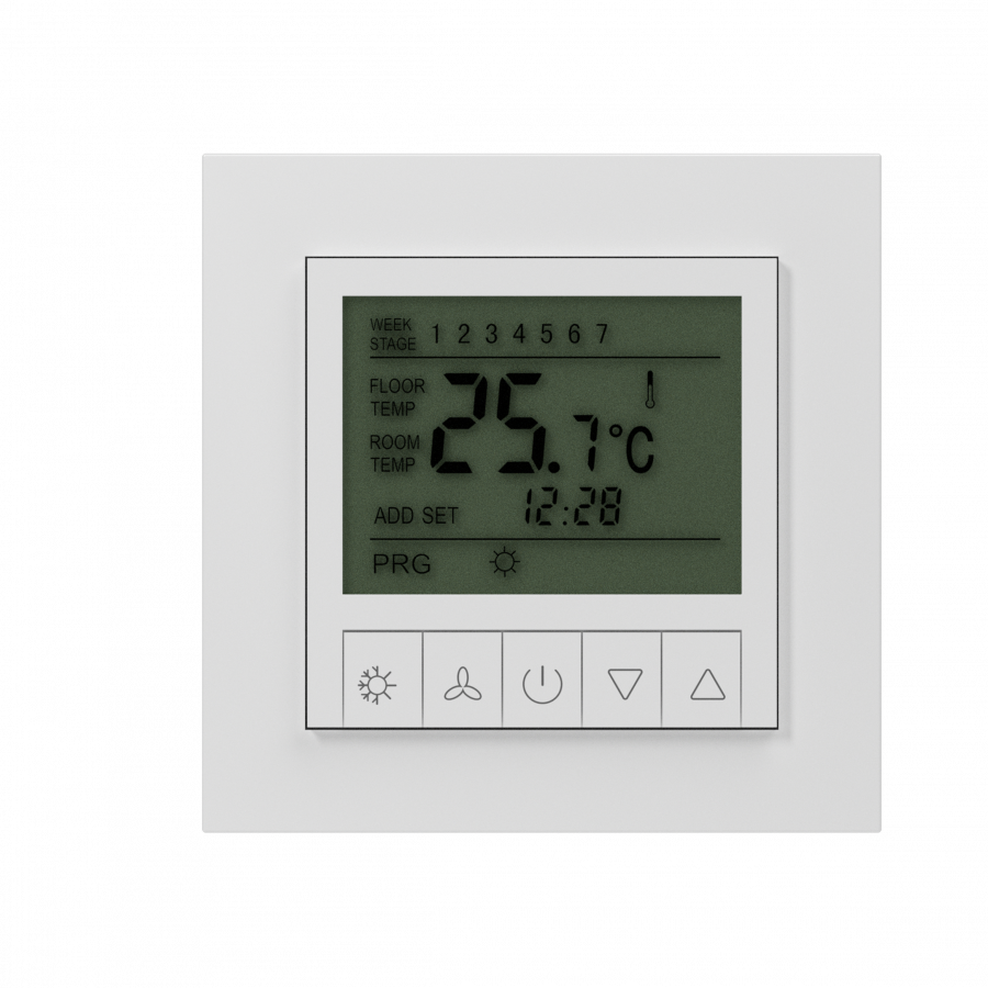 LS131 LifeSmart Smart Fan Coil Unit Thermostat, Base and Panel