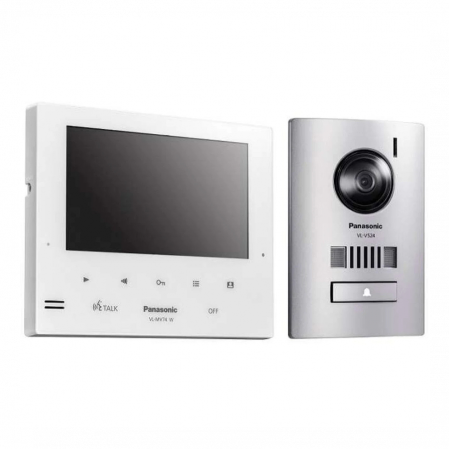 PANASONIC KIT-Wired Video Intercom KIT with 7" Colour Monitor- White