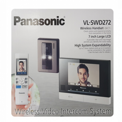 PANASONIC KIT-Wireless Video Intercom KIT with 7" Colour Monitor- White