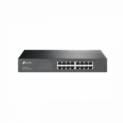 TP-Link 16 Port Gigabit Desktop/Rackmount Switch 13-inch Steel Case (Brackets Included)