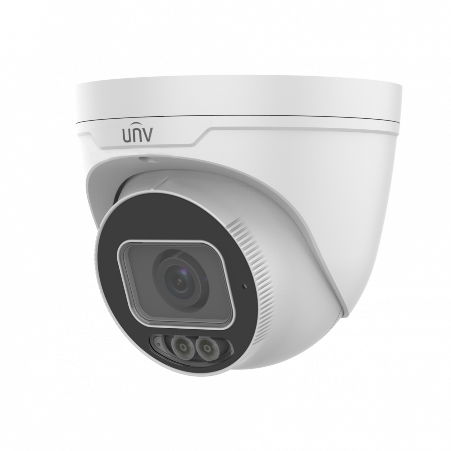 UNV 8MP ColorHunter Fixed Warm Light Turret Network Camera