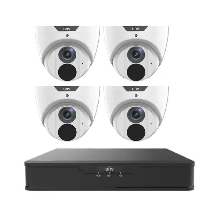 UNV KIT 4x 6MP Cam Easystar NVR 4CH KIT with 2TB HDD