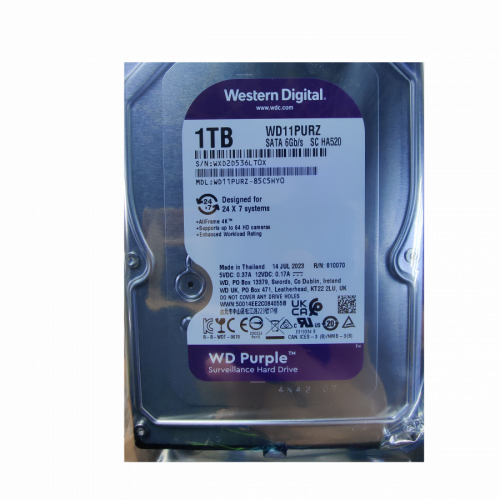 WD PURPLE Surveillance Hard Drive DRIVE 3.5" 1TB